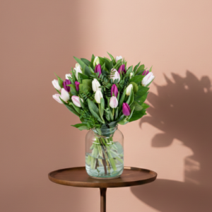 Elegant Purple & White