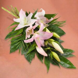 Funeral Bouquet Gentle Pink Lily